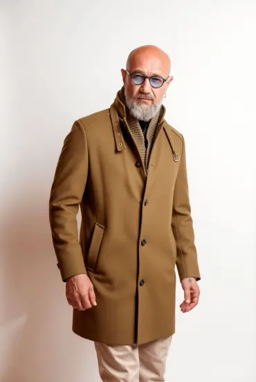 Muški kaput sa šal kragnom - OKER 