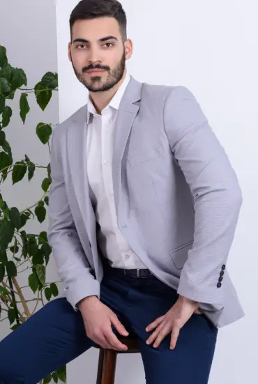 Muški sako - SVETLO SIVI