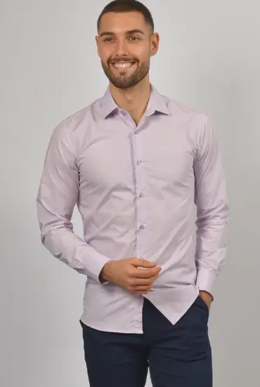 Muška REGULAR FIT košulja - LILA