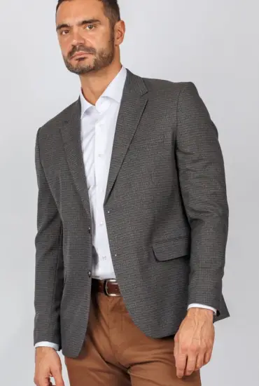 Muški sako sa kockicama - BRAON