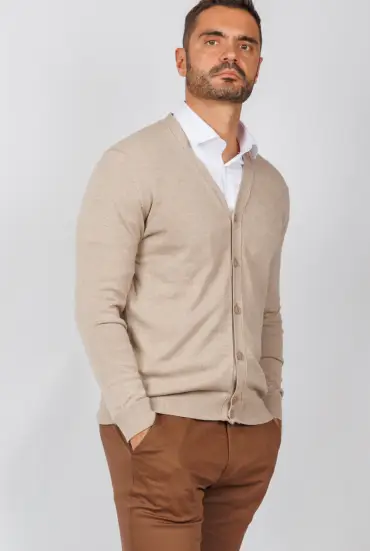 Muški džemper sa dugmadima - BEZ