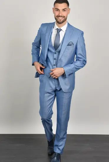 Muško trodelno odelo - PLAVO 