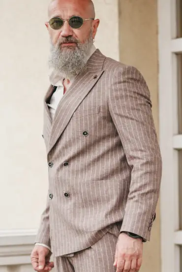 Brown suit